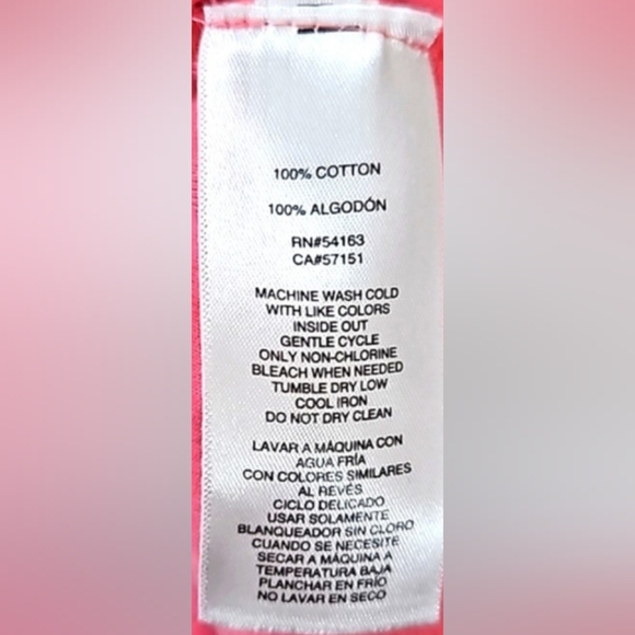 DKNY Women's Pink Basic Cotton Crewneck Size XXL - Picture 9 of 10